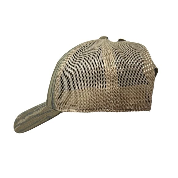 Winchester Rifle Horse Rider Logo Snapback Trucker Hat Cap Mossy Oak Bottomlands - Picture 4 of 12